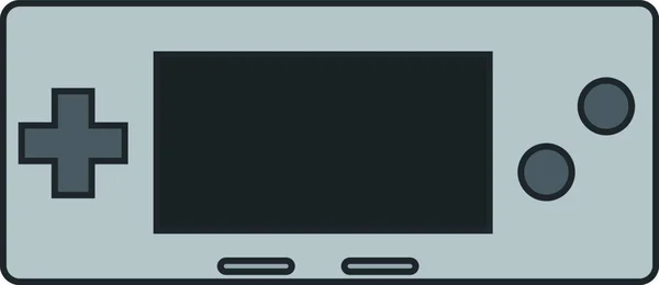 Image Dispositif Électronique Utilisé Pour Jouer Des Jeux Dessin Illustration — Image vectorielle