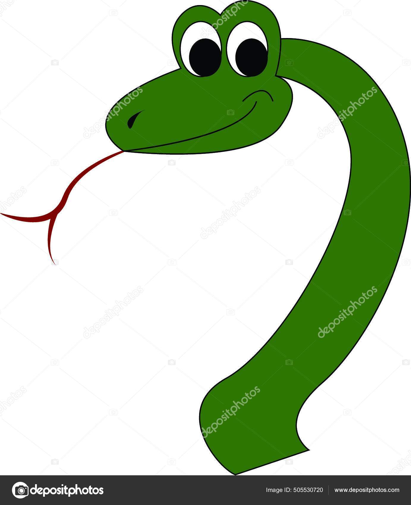 Cobra Clipart Cobra Dos Desenhos Animados Com A Língua Aberta