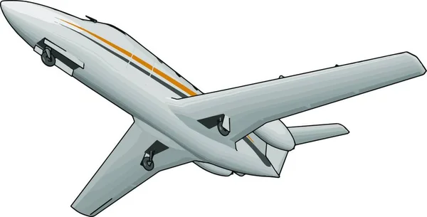 Lufttransport Ist Ein Flugzeugdesign Für Den Transport Von Passagieren Und — Stockvektor
