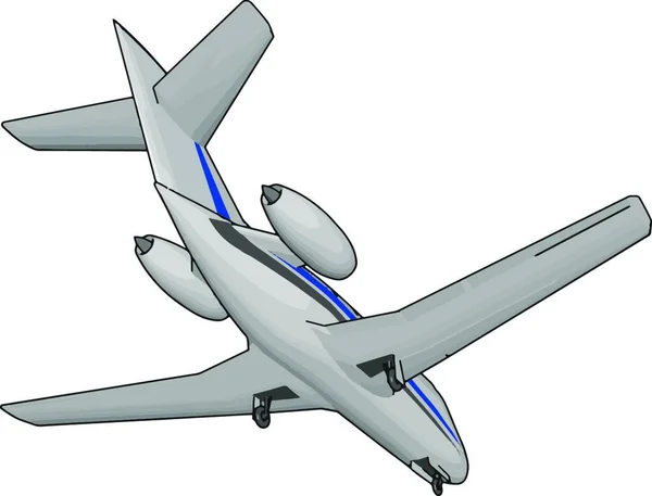 Szerokie Spektrum Zastosowań Dla Samolotów Obejmuje Transport Rekreacyjny Towarów Ludzi — Wektor stockowy