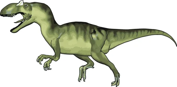 Динозаври Різноманітна Група Рептилій Дуже Гігантських Жахливих Своєю Природою Страшних — стоковий вектор