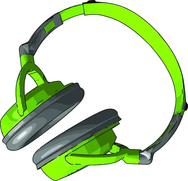 Los Auriculares Permiten Solo Usuario Escuchar Una Fuente Audio Privado — Vector de stock