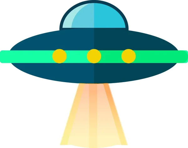 Ufo Webová Ikona Jednoduchá Ilustrace — Stockový vektor