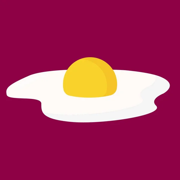 Kırık Yumurta Illüstrasyon Beyaz Arka Planda Vektör — Stok Vektör