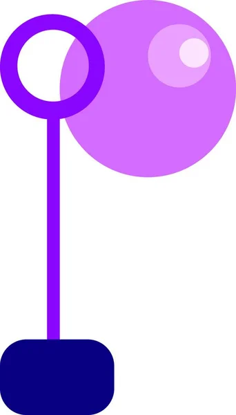 Obraz Bublinové Hračky Kresby Růžové Bubliny Nebo Ilustrace — Stockový vektor