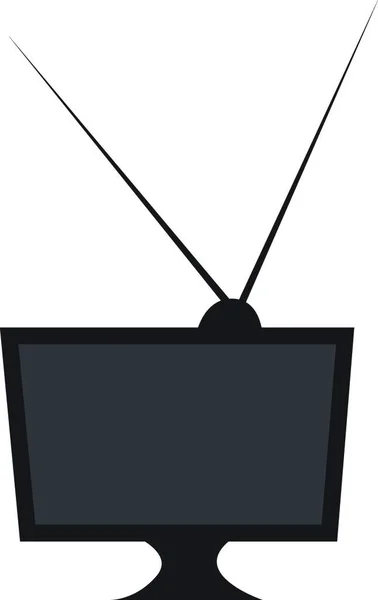 テレビのアイコン ウェブ用のテレビのベクトルアイコンの簡単なイラスト — ストックベクタ