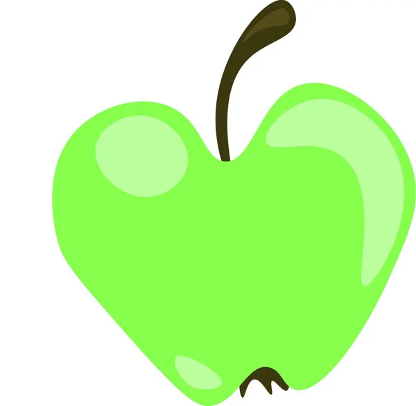 Manzana Loca Lista Para Vector Fiesta Ilustración Color — Vector de stock