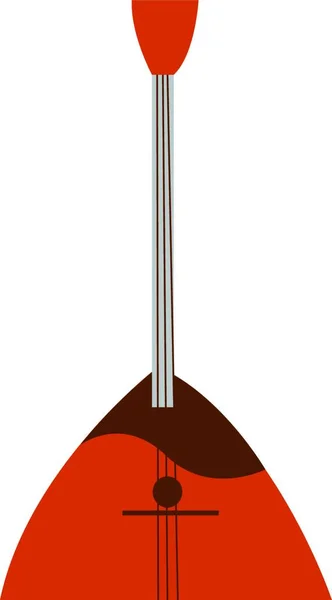 Balalaika Rosyjski Instrument Muzyczny Wektor Lub Kolor Ilustracji — Wektor stockowy