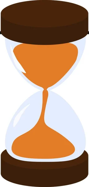 Hourglass Time Sand Clock Vector Illustration — Stock Vector