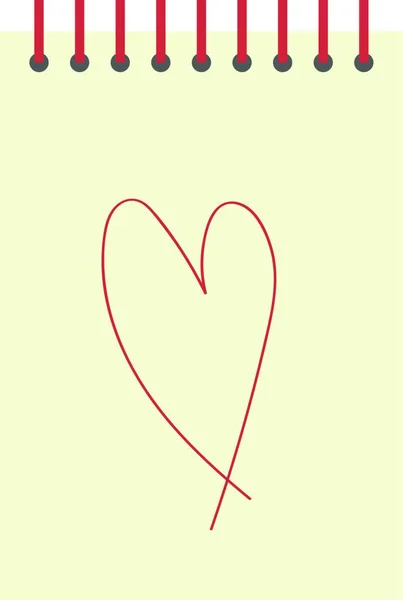 Coração Com Coração Ícone Símbolo Dia Dos Namorados Estilo Design —  Vetores de Stock