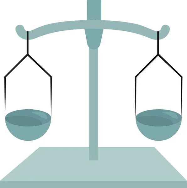 Skalor För Rättvisa Vektor Illustration — Stock vektor