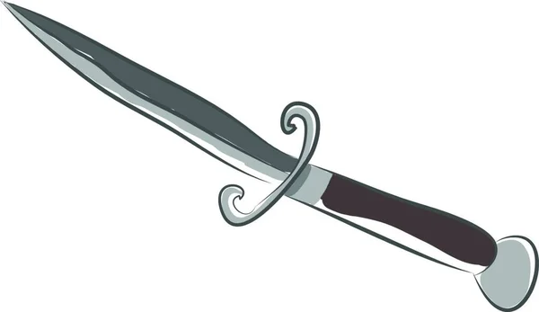 Noahs Vintage Messer Eines Antiken Modells Mit Einem Schwarz Gefärbten — Stockvektor