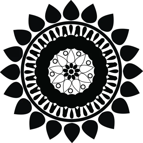 Krásný Design Tetování Květinami Okvětními Lístky Vložení Inkoustu Barviva Pigmenty — Stockový vektor