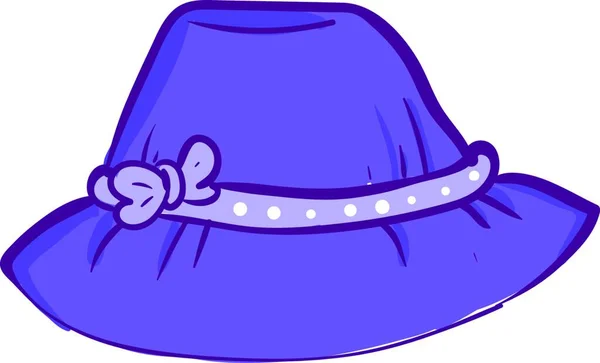 Clipart Chapéu Cor Violeta Para Ser Usado Protege Pessoa Contra — Vetor de Stock