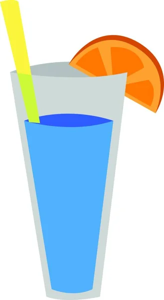 Cocktail Illustrazione Vettoriale Icona Web — Vettoriale Stock