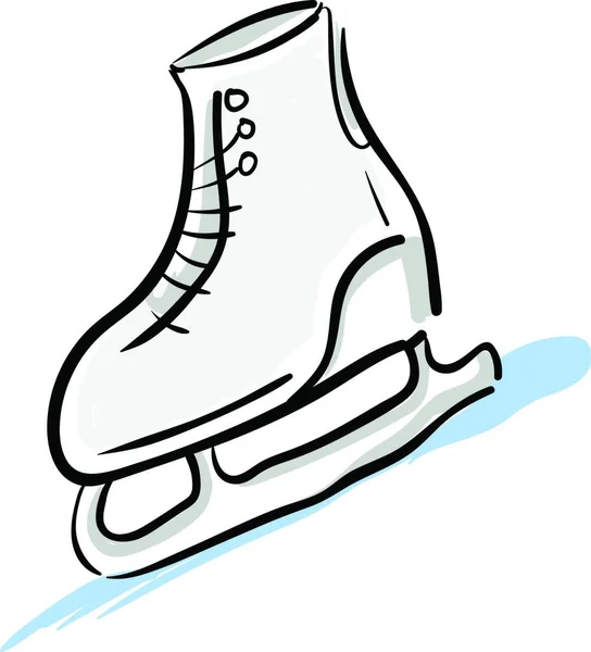 Bir Spor Ayakkabısının Vektör Çizimi — Stok Vektör