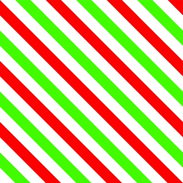Zuckerrohr Streifen Rot Grün Nahtlose Muster — Stockvektor