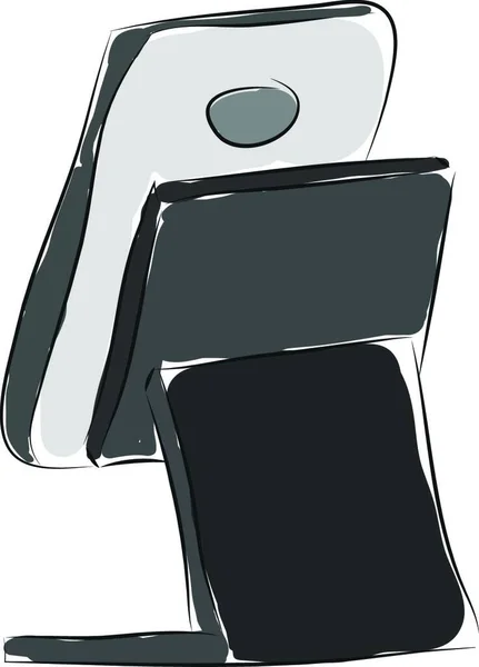 Support Téléphone Stand Dessin Main Illustration Vecteur Sur Fond Blanc — Image vectorielle