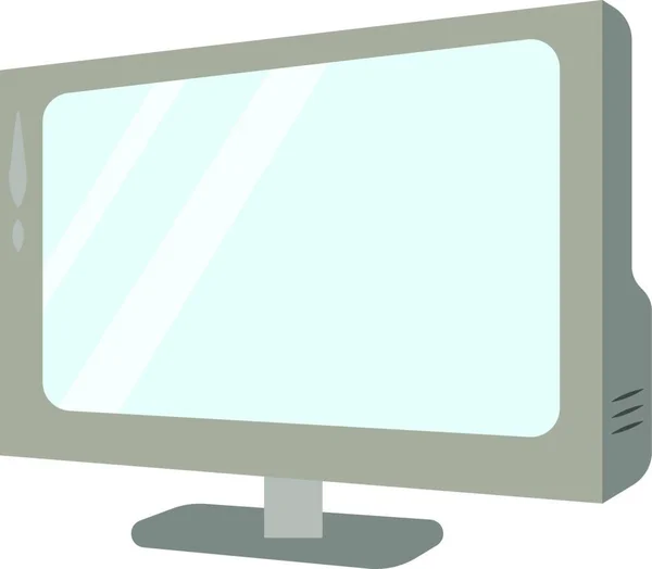 Monitor Del Computer Illustrazione Vettoriale — Vettoriale Stock