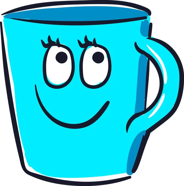 Una Taza Agua — Vector de stock