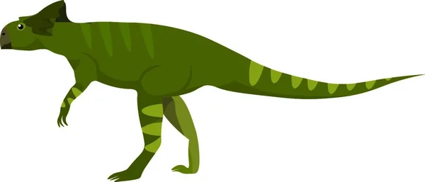 Egy Aranyos Dinoszaurusz Illusztrációja — Stock Vector
