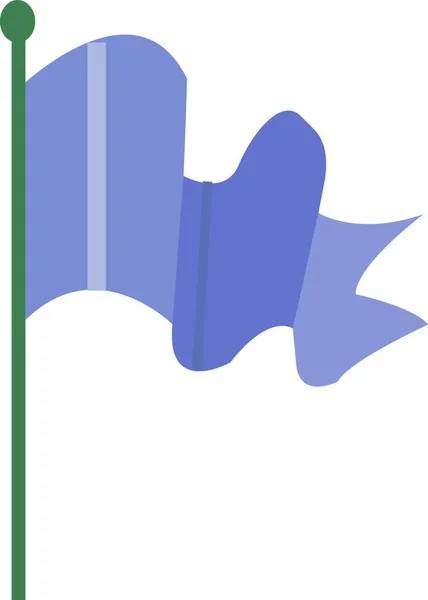 Flagga Web Ikon Vektor Illustration — Stock vektor