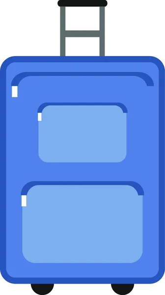 Bagages Icône Web Illustration Simple — Image vectorielle