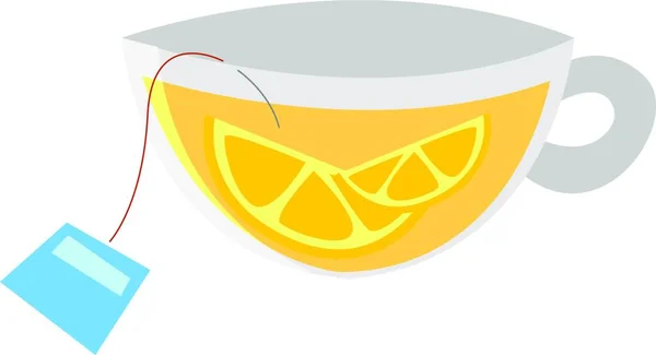 Succo Limone Illustrazione Vettoriale — Vettoriale Stock