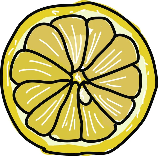 Векторная Иллюстрация Лимона — стоковый вектор