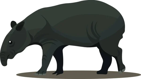 Ilustracja Uroczego Słonia Kreskówki — Wektor stockowy