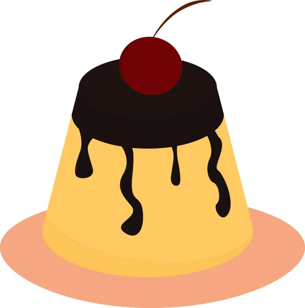 Замороженный Десерт Содержит Состоит Слоев Мороженого Сахара Вкуса Вектор Цветной — стоковый вектор