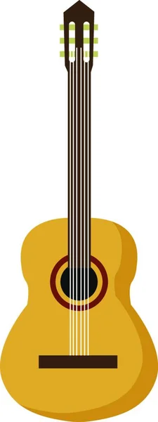 Guitarra Ícone Web Ilustração Simples —  Vetores de Stock