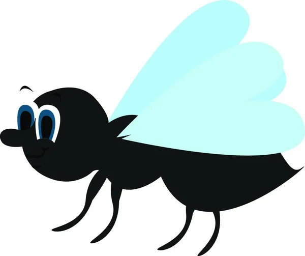 Vector Illustration Cute Cartoon Insect — Stock Vector