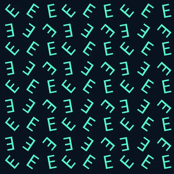 文字Eの壁紙 イラスト 白い背景にベクトル — ストックベクタ