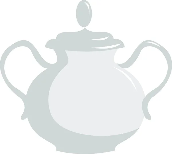 Vector Illustration Teapot — Stock Vector