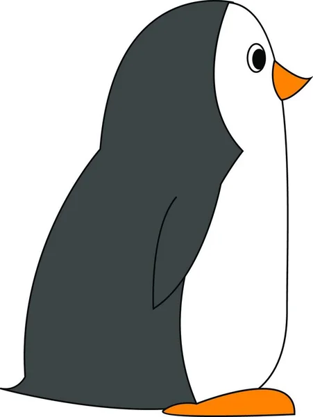 Illustration Söt Pingvin — Stock vektor