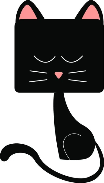 Cat Icon Vector Illustration — Stock Vector