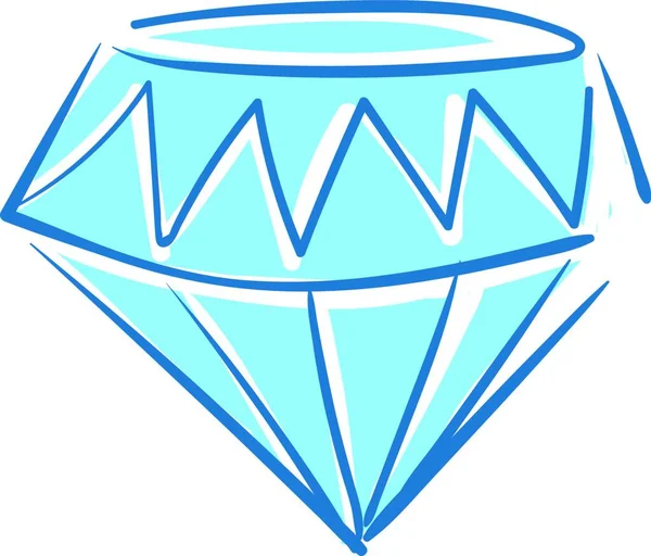 Ilustración Icono Diamante — Archivo Imágenes Vectoriales