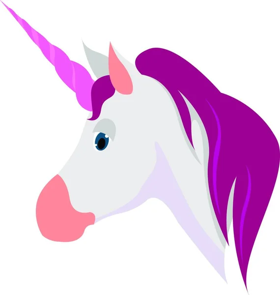 Unicorn Icon Vector Illustration — Stock Vector