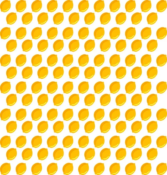 Papier Peint Citron Illustration Vecteur Sur Fond Blanc — Image vectorielle