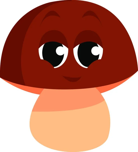 Illustration Cute Mushroom — Stock Vector