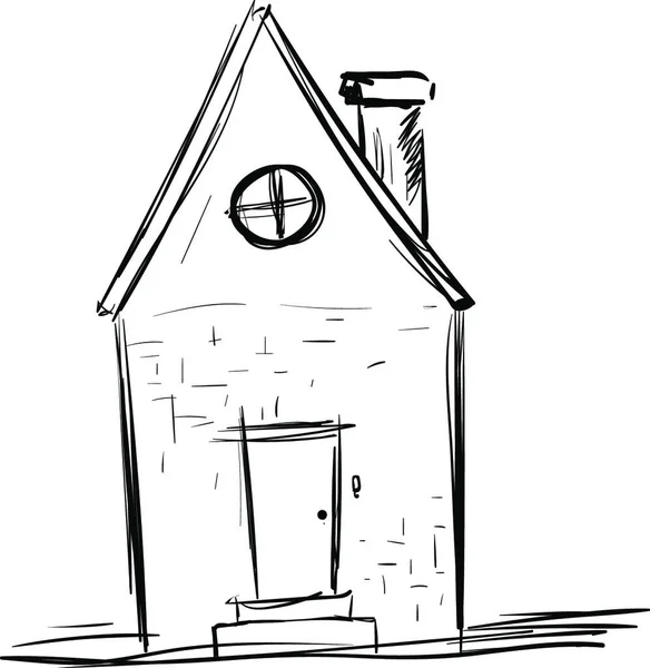 Дом Окном — стоковый вектор
