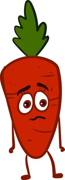 Mascotte Tomate Rouge Verte Avec Sourire — Image vectorielle
