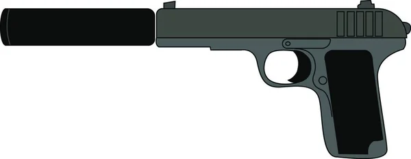 Ilustración Vectorial Fondo Para Conjunto Armas — Vector de stock