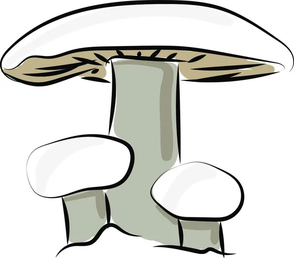 Icône Champignon Illustration Dessin Animé Champignons Icônes Vectorielles Pour Web — Image vectorielle