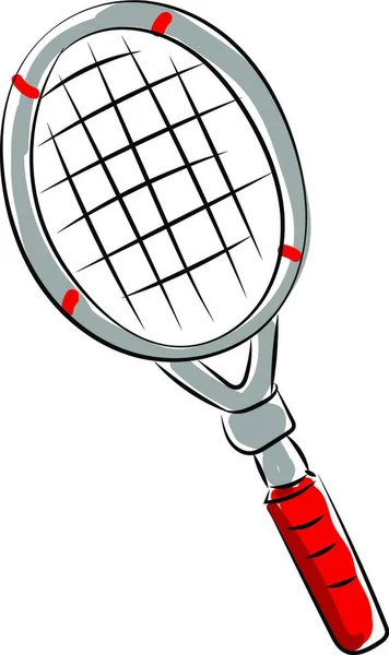 Illustration Ett Tennisracket — Stock vektor