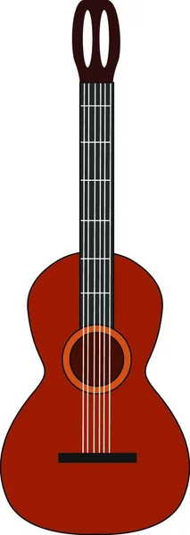 Guitarra Icono Web Ilustración Simple — Vector de stock