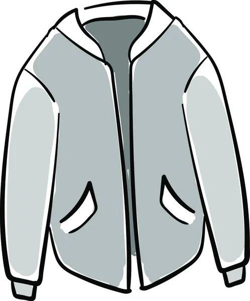 Ilustración Vectorial Una Chaqueta Deportiva — Vector de stock