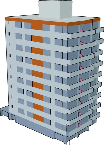 建物のベクトル図 — ストックベクタ