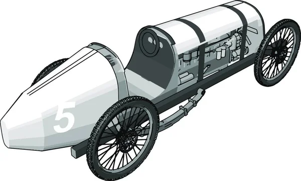 Illustration Une Voiture Militaire — Image vectorielle